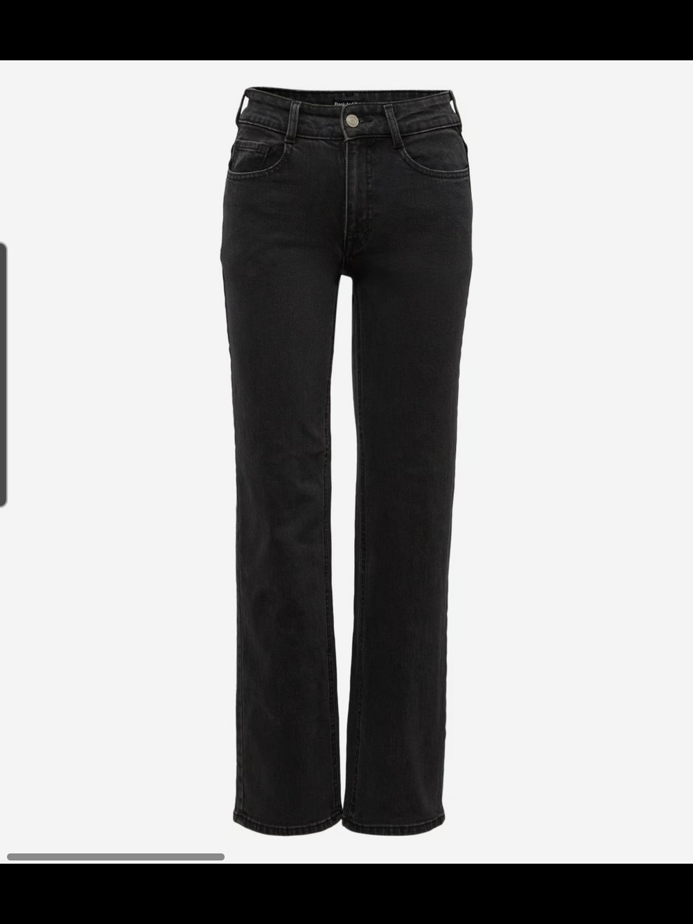 Frank and Oak-  High Rise Marianne Relaxed Fit Straight Jeans - Size 25